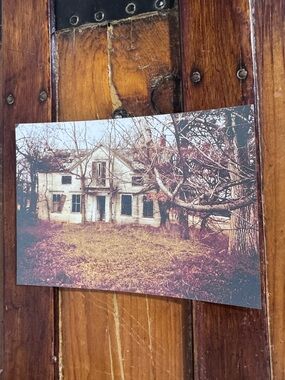 Rustic Abandoned House Photograph Print - Brown, Cream, Tan